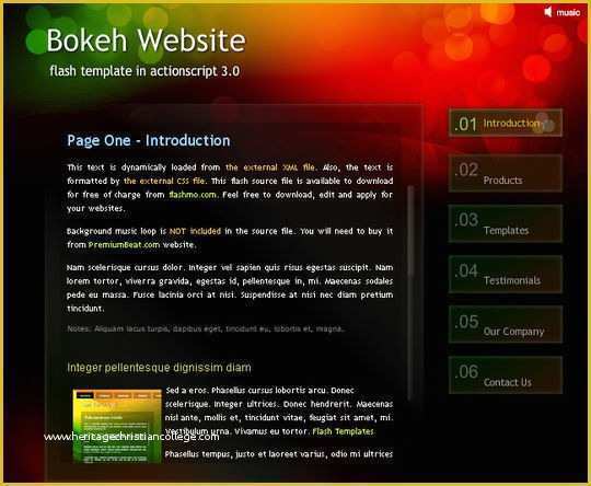 Dynamic Flash Website Templates Free Download Of Collection Free Flash Website Templates with Fla source