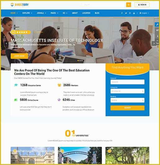 Dynamic Responsive Website Templates Free Download Of Sj Directory Pro Download Responsive Directory Joomla