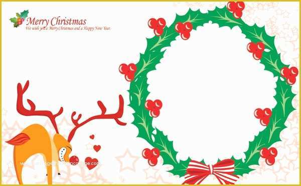 E Christmas Card Templates Free Of A Variety Of Free Christmas Card Templates for You to Diy