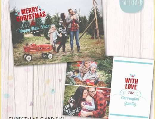 E Christmas Card Templates Free Of Christmas Card Template Shop Template by Paperlarkdesigns