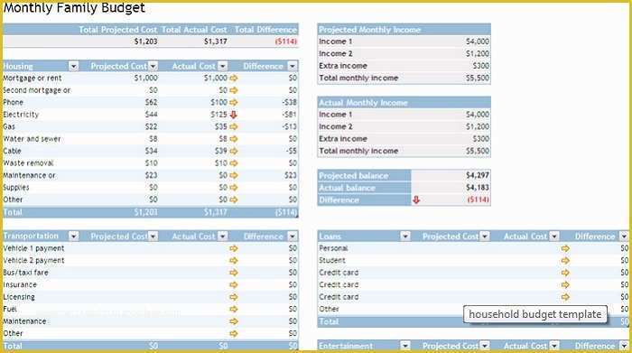 Easy Budget Spreadsheet Template Free Of 2017’s Best Free Bud Templates