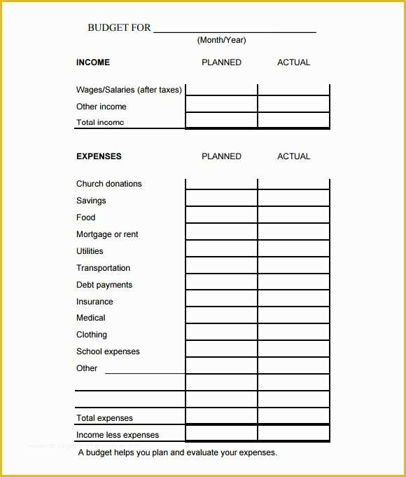 Easy Budget Spreadsheet Template Free Of 8 Bud Samples