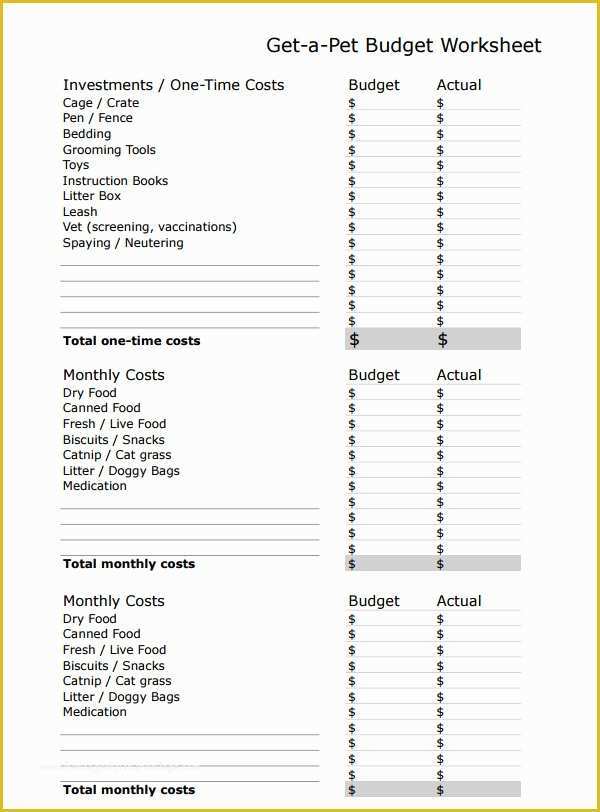 Easy Budget Spreadsheet Template Free Of Sample Bud 11 Example format