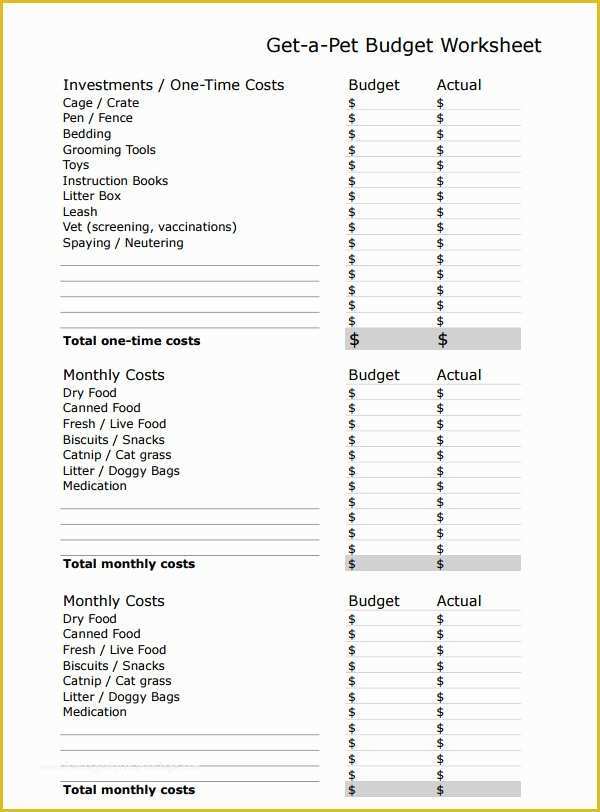 Easy Budget Spreadsheet Template Free Of Sample Bud 11 Example format