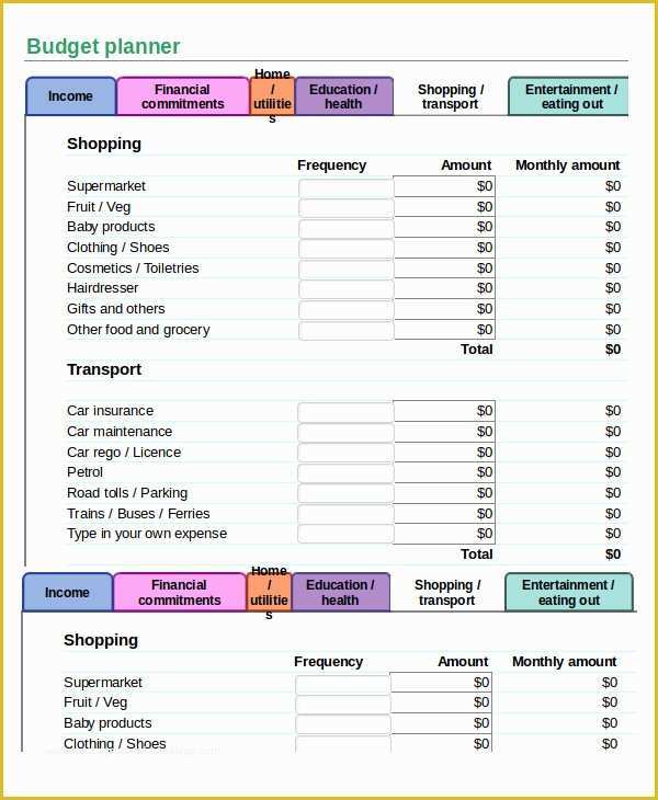 Easy Budget Spreadsheet Template Free Of Simple Bud Spreadsheet Template 11 Freeword Excel