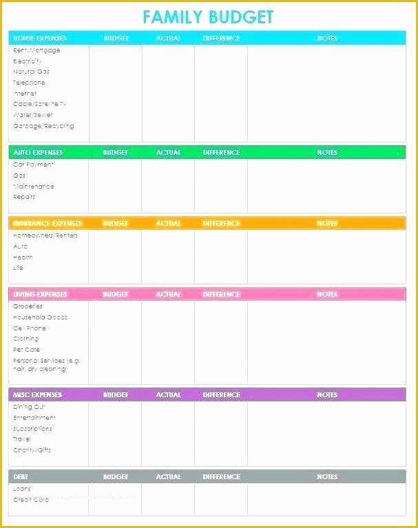 Easy Budget Spreadsheet Template Free Of Simple Household Bud Template Simple Household Bud