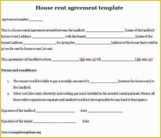 Easy Free Rental Agreement Template Of Printable Sample Simple Room Rental Agreement form …