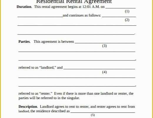 Easy Free Rental Agreement Template Of Simple Rental Agreement 11 Download Free Documents In