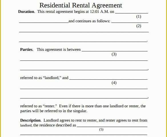 Easy Free Rental Agreement Template Of Simple Rental Agreement 11 Download Free Documents In
