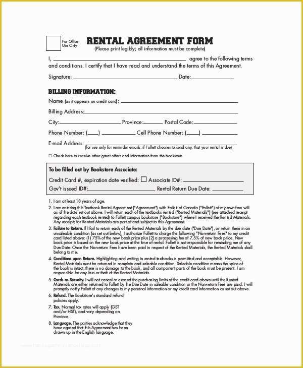 Easy Free Rental Agreement Template Of Simple Rental Agreement 33 Examples In Pdf Word