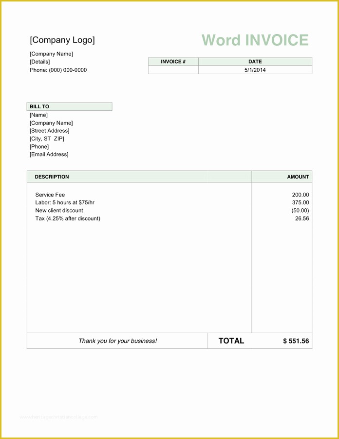 Easy Invoice Template Free Of Invoice Template Basic Word 12 Unbelievable Facts About