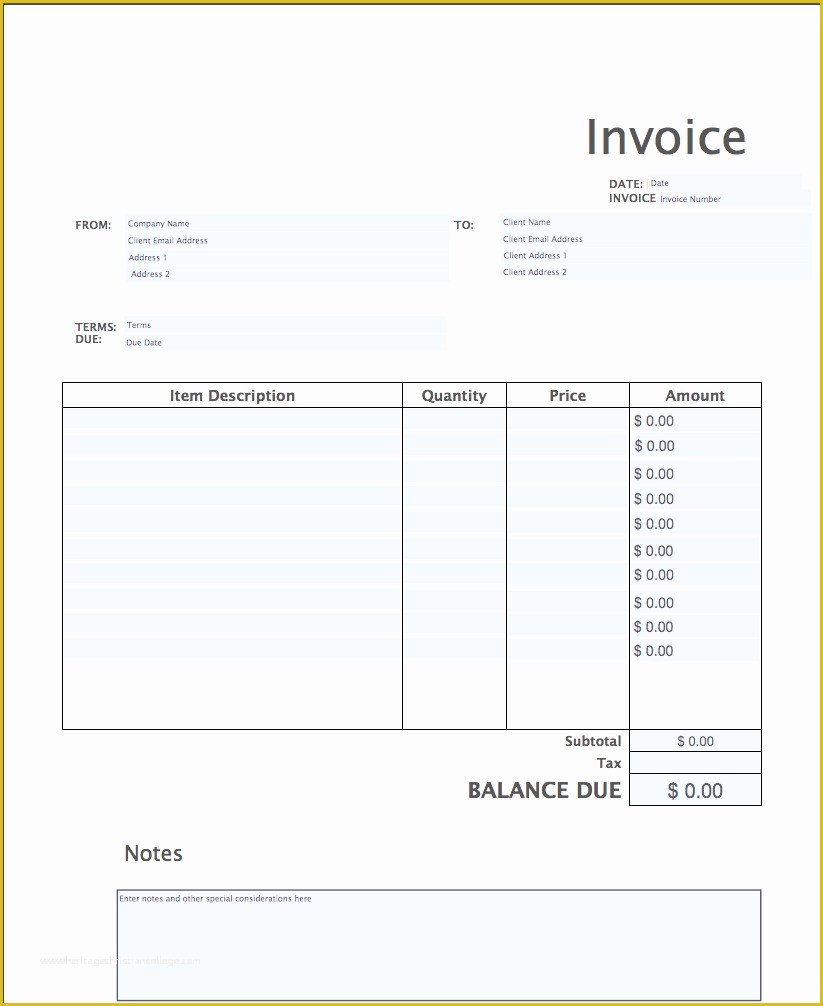 Easy Invoice Template Free Of Invoice Template Pdf Loveworldusa