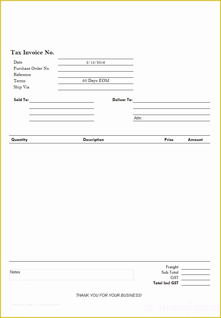 Easy Invoice Template Free Of Simple Invoice for Letterhead Paper