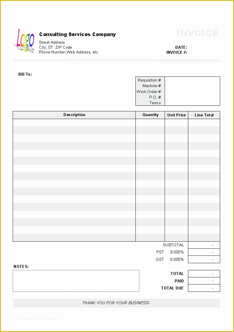 Easy Invoice Template Free Of Simple Invoice Template Australia