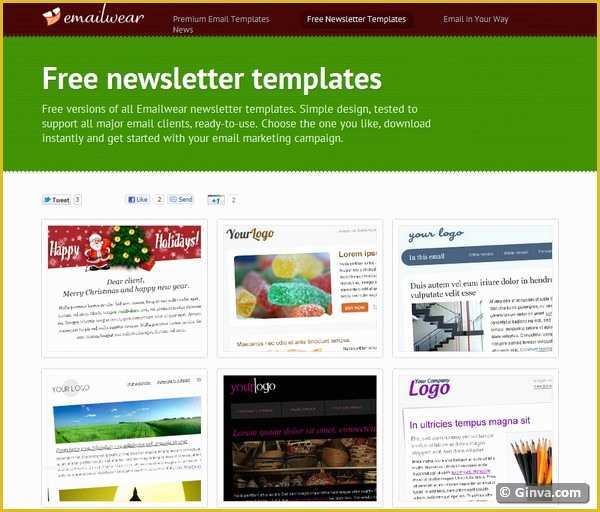 Easy Newsletter Templates Free Of 10 Excellent Websites for Downloading Free HTML Email