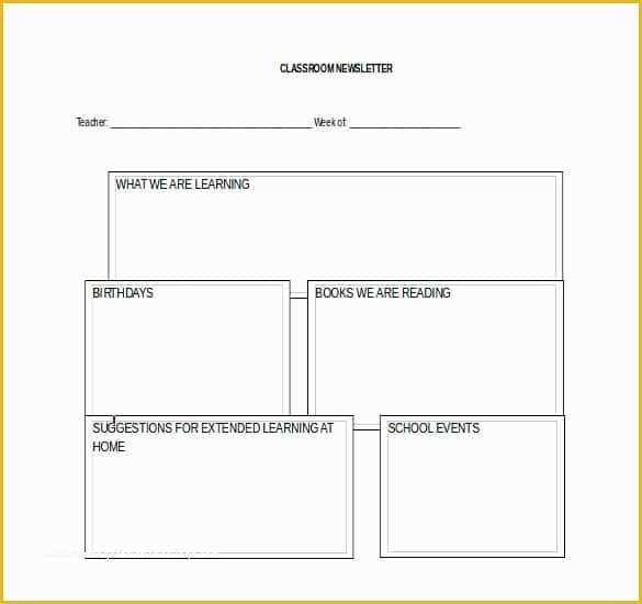 Easy Newsletter Templates Free Of 40 Word Newsletter Template Psd Pdf Doc