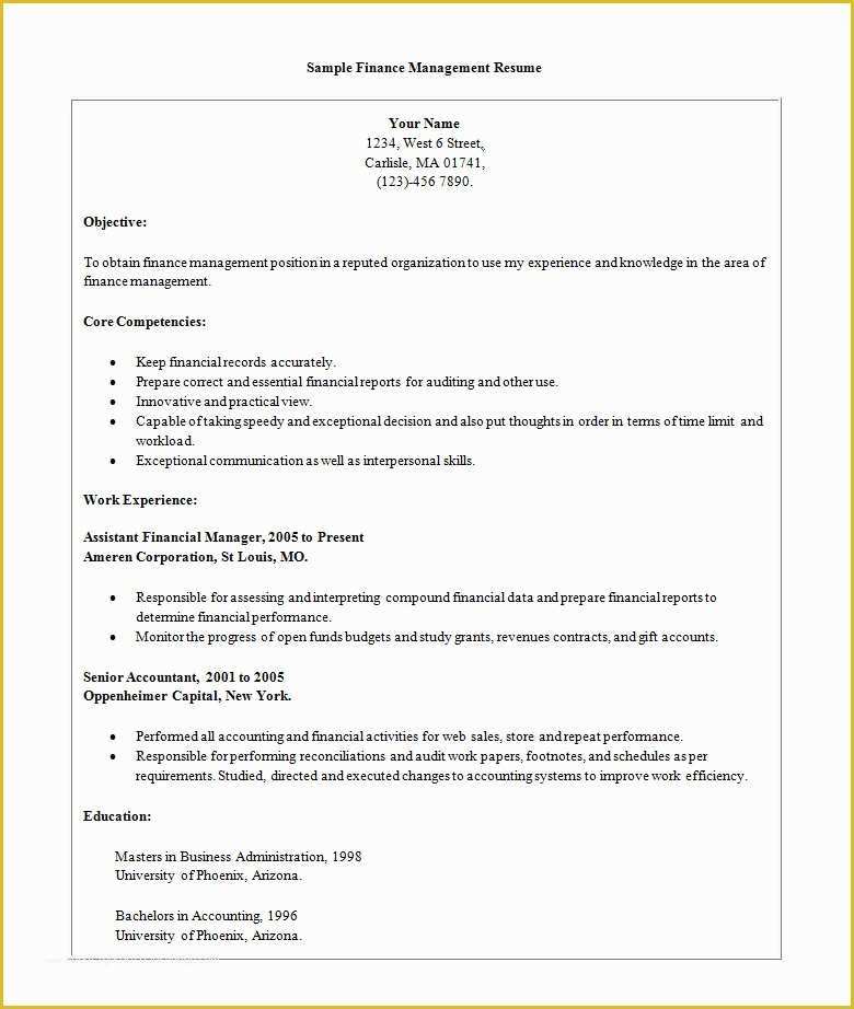 Easy Resume Template Free Of Simple Resume Template 46 Free Samples Examples