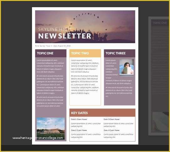 Easy to Use Newsletter Templates Free Of 25 Best Ideas About Newsletter Template Free On Pinterest