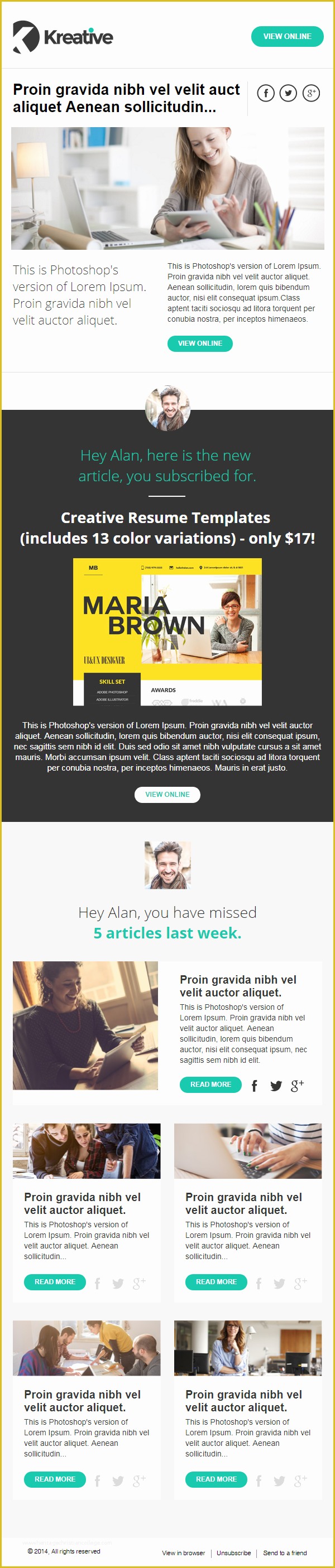 Easy to Use Newsletter Templates Free Of Free Email Newsletter Template