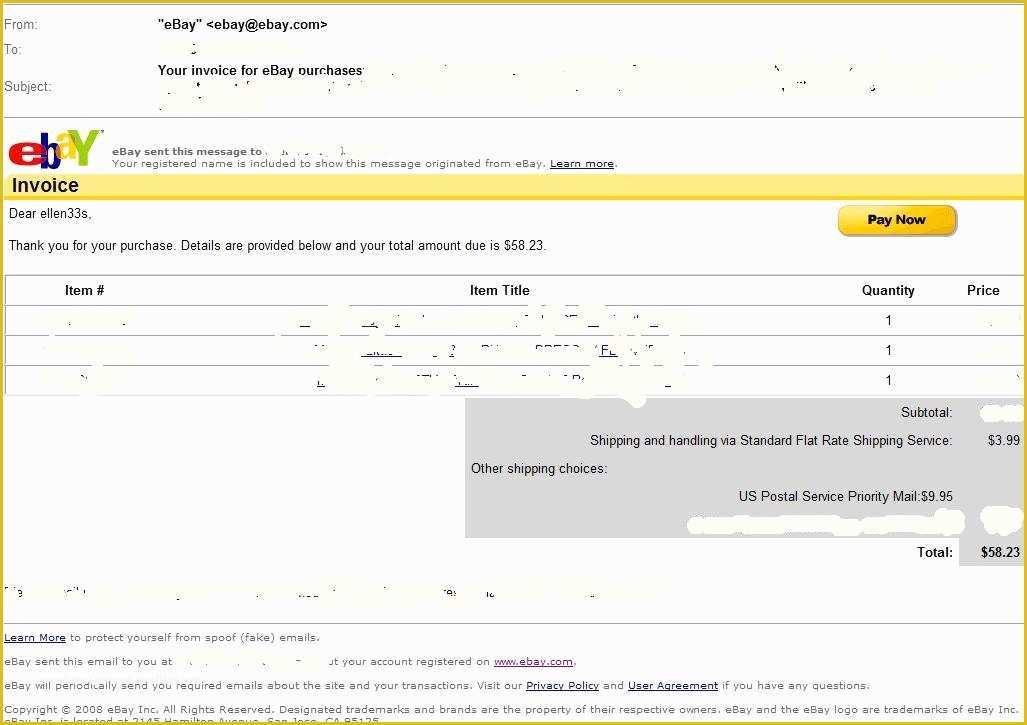 Ebay Selling Templates Free Of Ebay Removes All Traces Of Sellers In the New Invoice