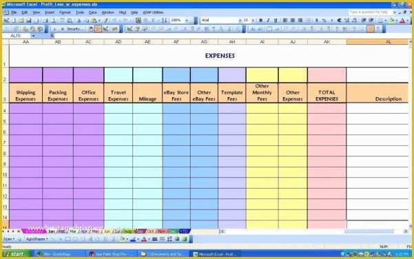 Ebay Selling Templates Free Of Ebay Spreadsheet Template Spreadsheet Templates for