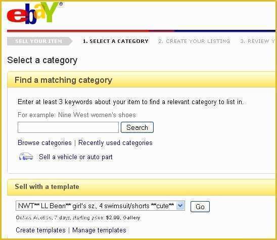 Ebay Selling Templates Free Of How to Find A Free Ebay Seller Template