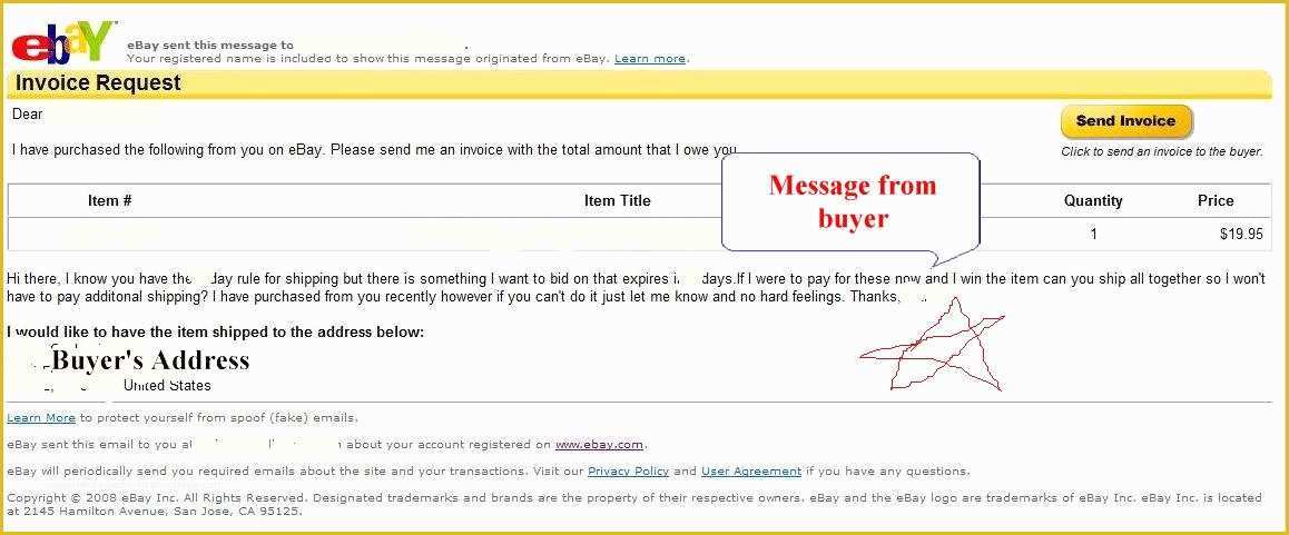 Ebay Selling Templates Free Of New Ebay format for the Invoice Request Further Severs