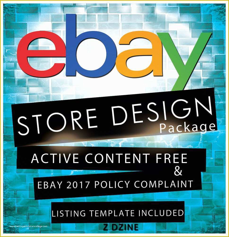 Ebay Store Templates Free Of Ebay Store Design &amp; Auction Listing Template Professional