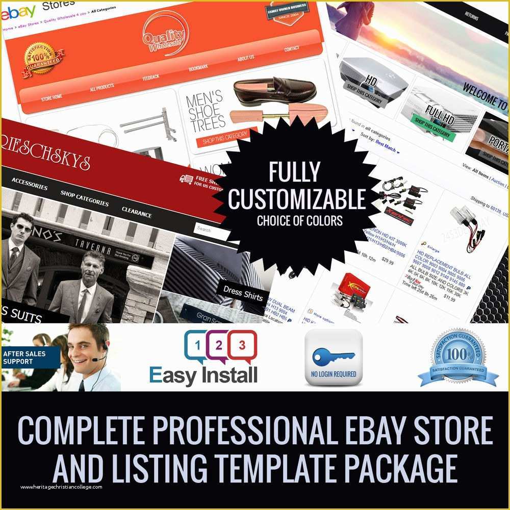 Ebay Store Templates Free Of Ebay Template Store and Listing Template Banner Slider and