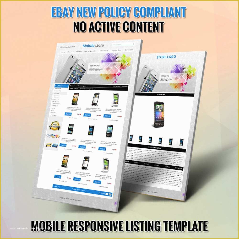 Ebay Store Templates Free Of Professional Ebay Store Shop Template