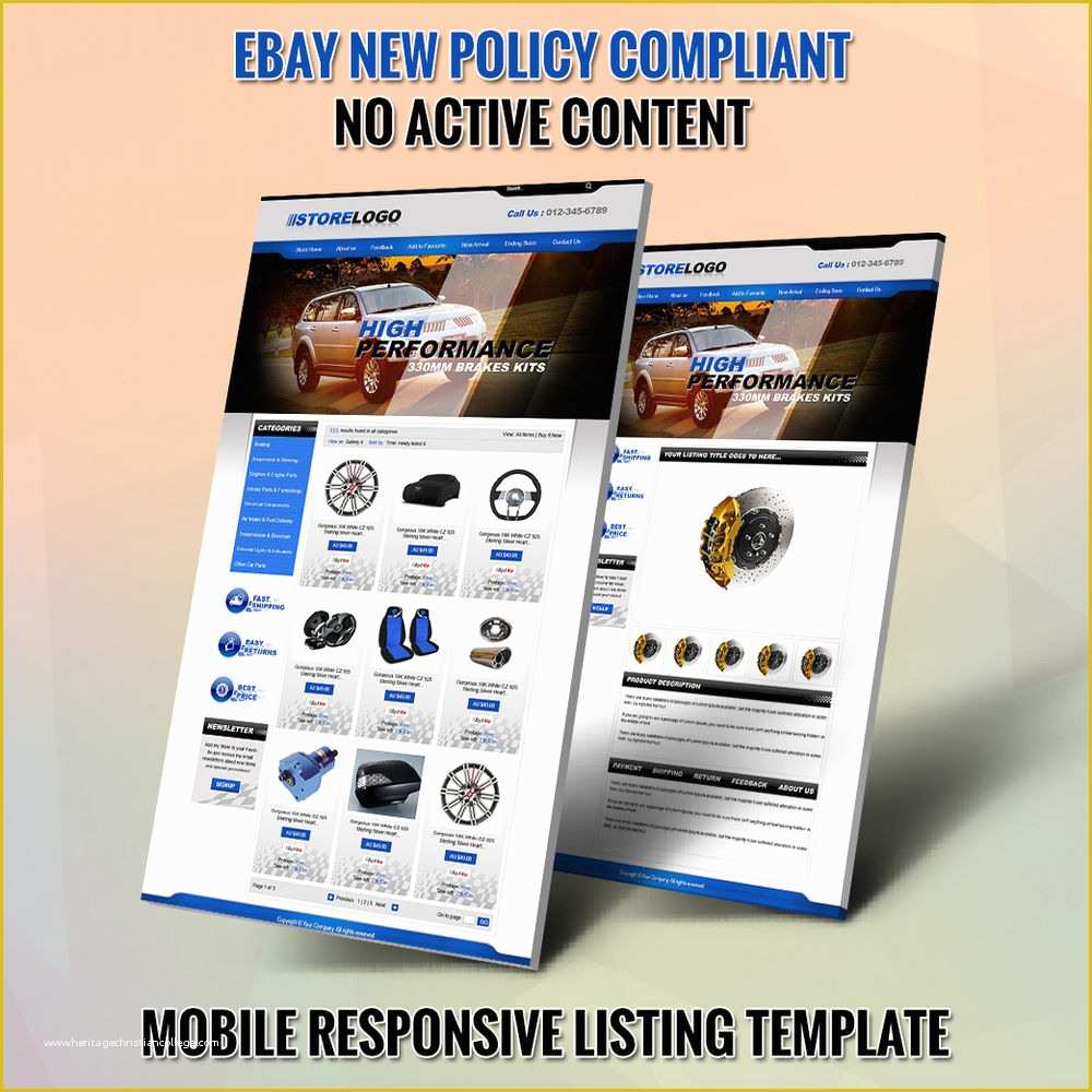 Ebay Store Templates Free Of Unique Ebay Store Templates &amp; Listing Auction HTML