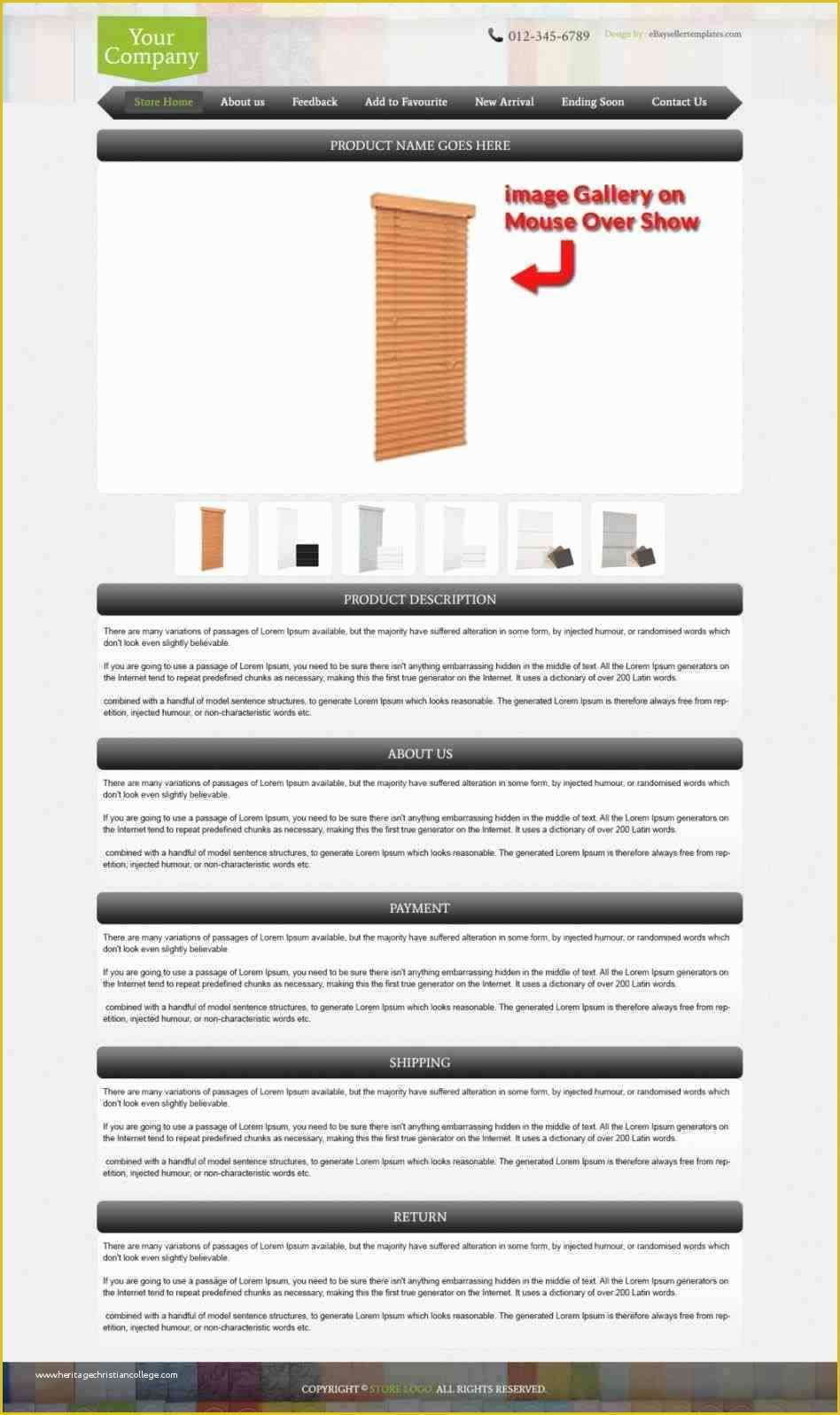 Ebay Template Creator Free Of Elegant Free Professional Ebay Listing Templates