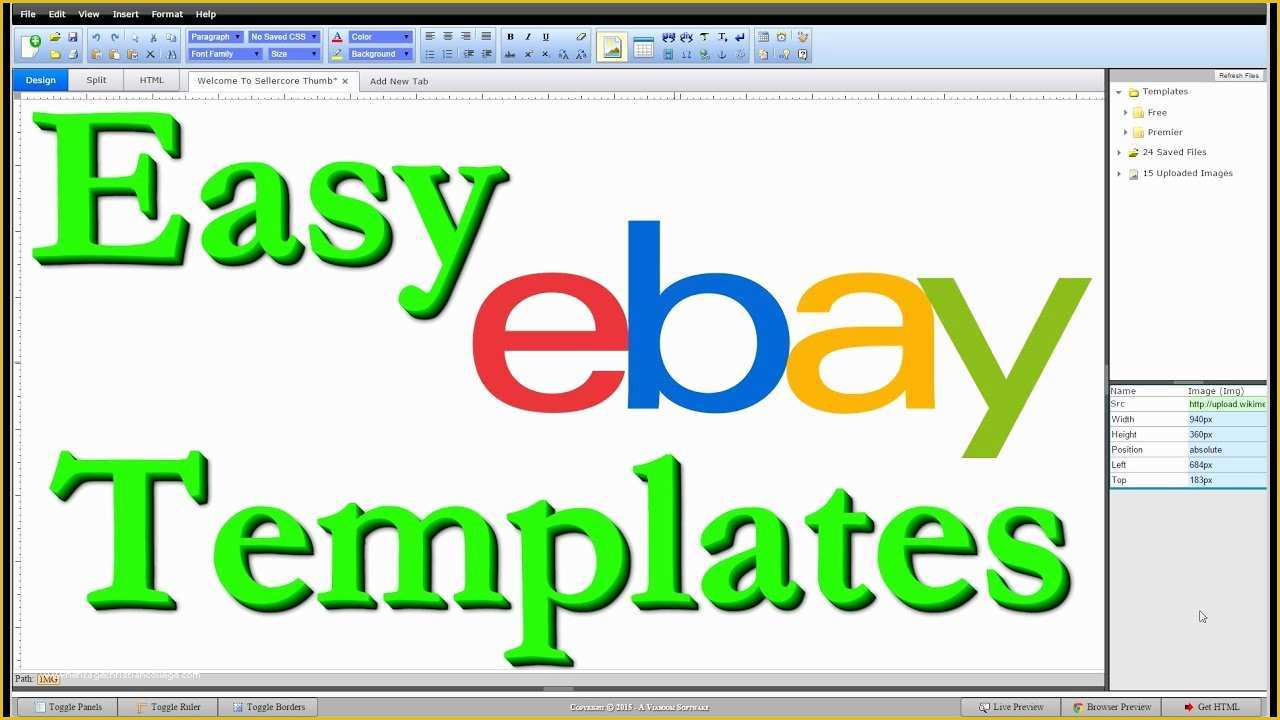 Ebay Template Creator Free Of How to Make Free Ebay Templates HTML Step by Step