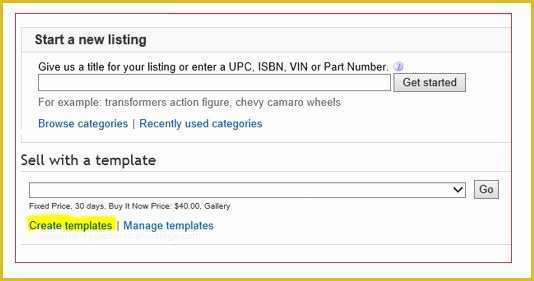 Ebay Template Design Free Of solved Create New Template the Ebay Munity