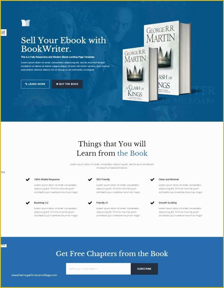 Ebook Landing Page Template Free Of Ebook Landing Page Templates & themes