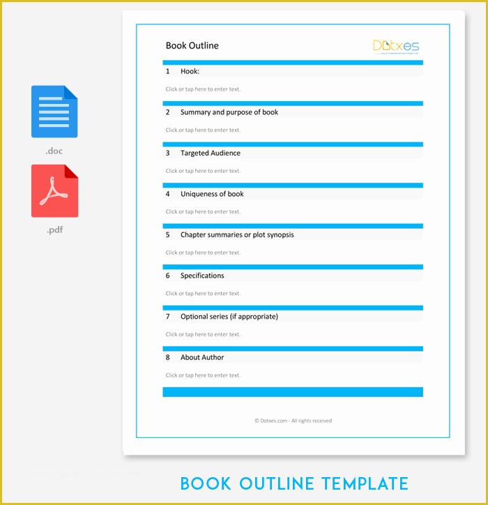 Ebook Template Word Free Download Of Book Outline Template 17 Samples Examples and formats