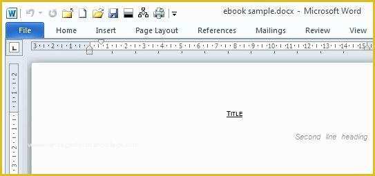Ebook Template Word Free Download Of Ebook Template Word Word Template for Modern Proposal