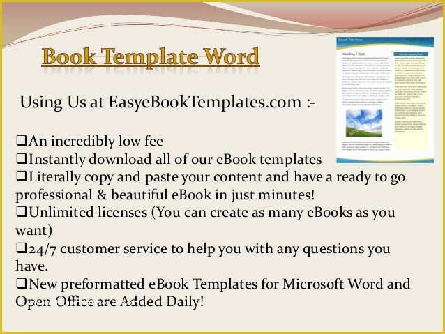 Ebook Template Word Free Download Of Ebook Templates for Word