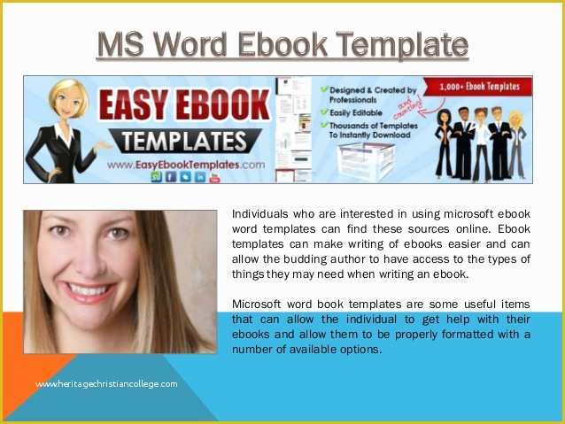 Ebook Template Word Free Download Of Ms Word Ebook Template