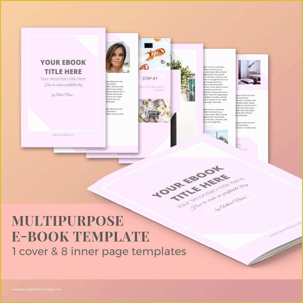 Ebook Templates Free Download Of Ebook Template 10 Pages Magazine Template Word Template