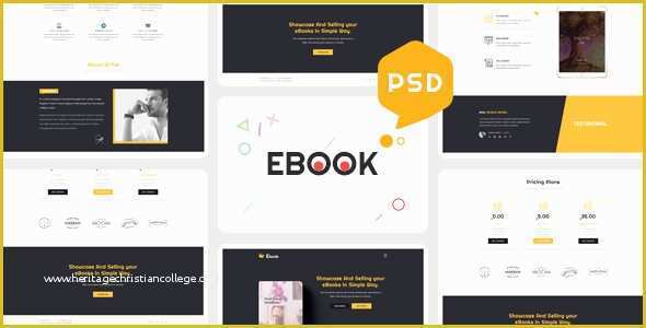 Ebook Templates Free Download Of Ebooks E Page Psd Template by theme Rocket