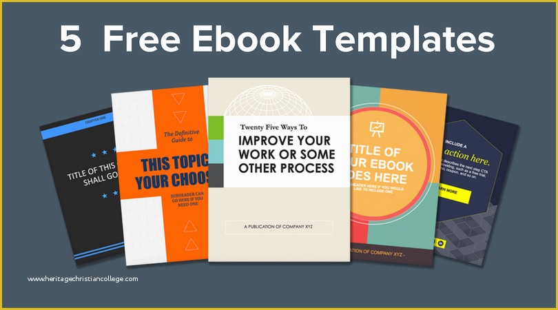 Ebook Templates Free Download Of Free Download 5 Ebook Templates