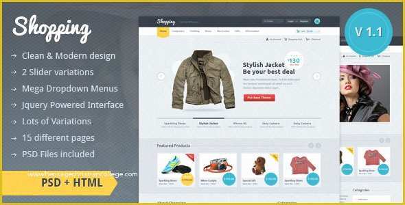 Ecommerce Website Templates Free Download HTML with Css Of 20 Free and Premium E Merce Shop HTML Website Templates