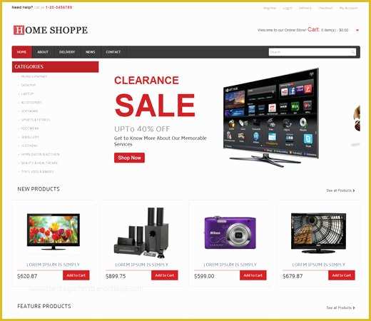 Ecommerce Website Templates Free Download HTML with Css Of Download 40 Free HTML E Merce Website Templates Xdesigns
