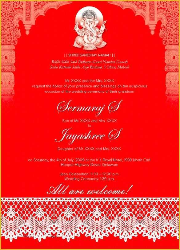 Editable Hindu Wedding Invitation Cards Templates Free Download Of 35 Traditional Wedding Invitations Psd