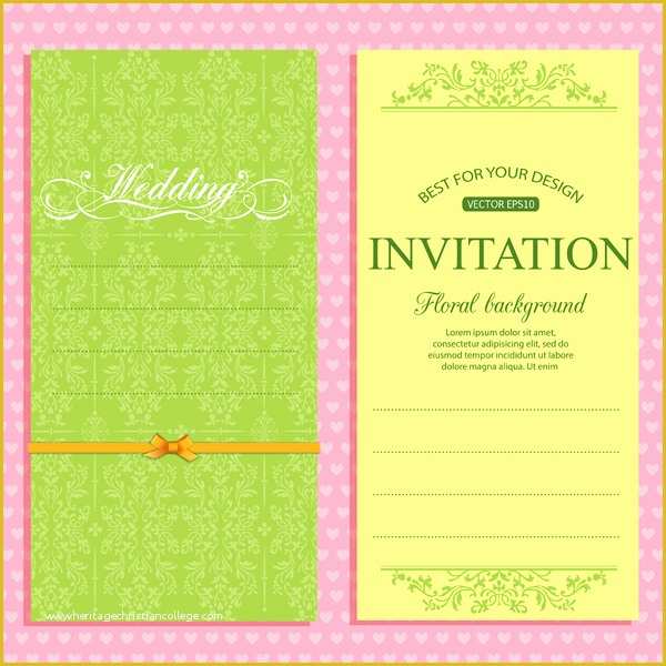 Editable Hindu Wedding Invitation Cards Templates Free Download Of Editable Wedding Invitations Free Vector 3 834