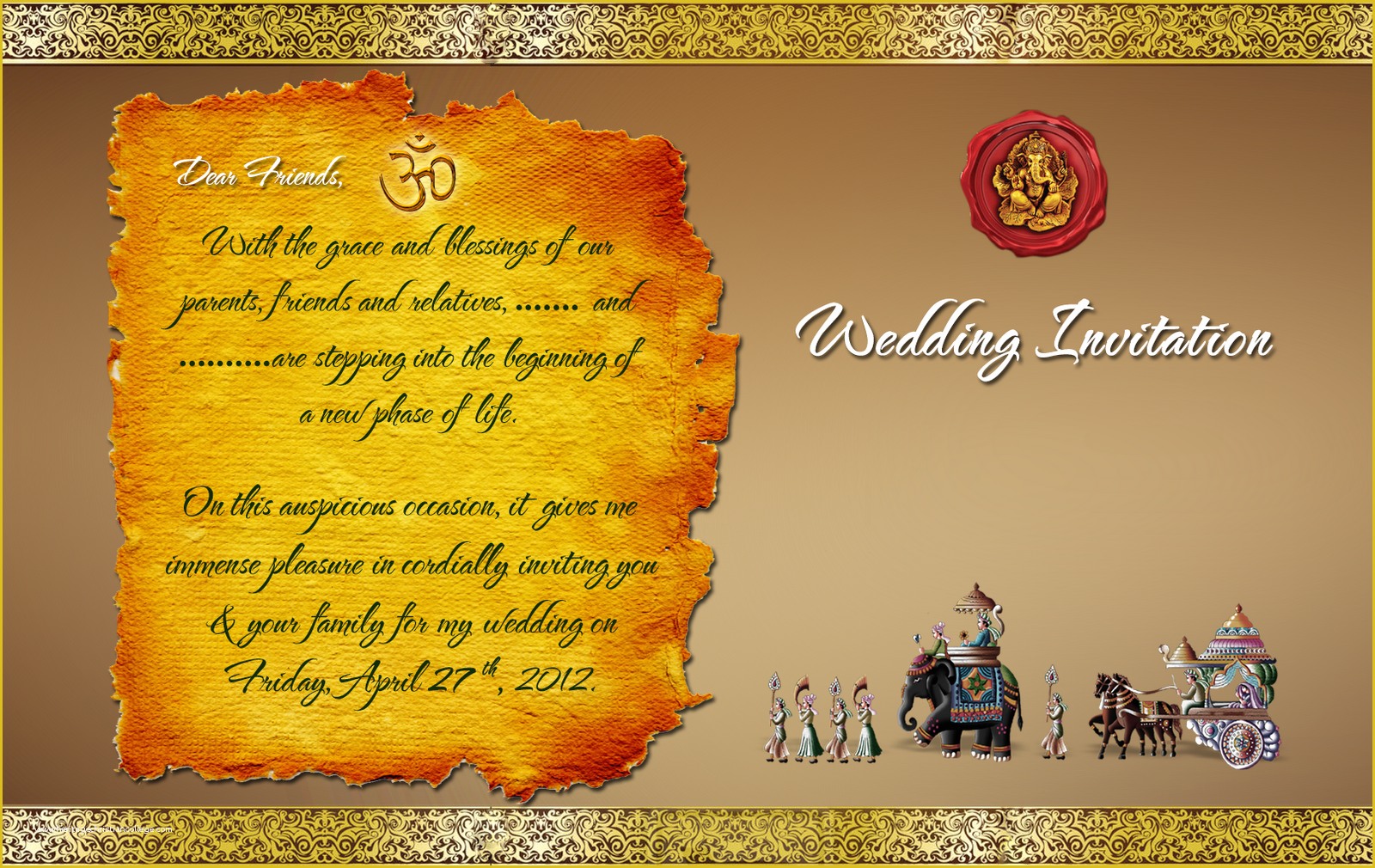 Editable Hindu Wedding Invitation Cards Templates Free Download Of Indian Wedding Card Design Psd Files Free Wedding