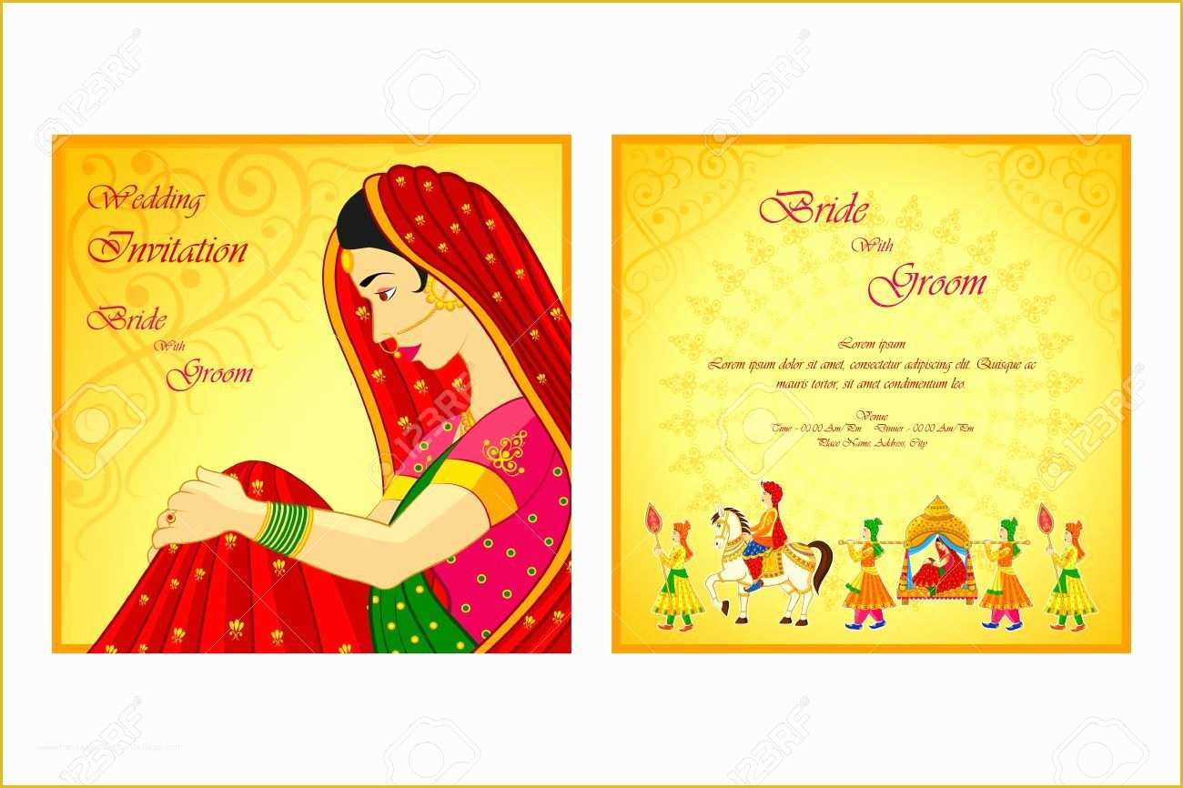 Editable Hindu Wedding Invitation Cards Templates Free Download Of Indian Wedding Invitation Cards Designs Free Download