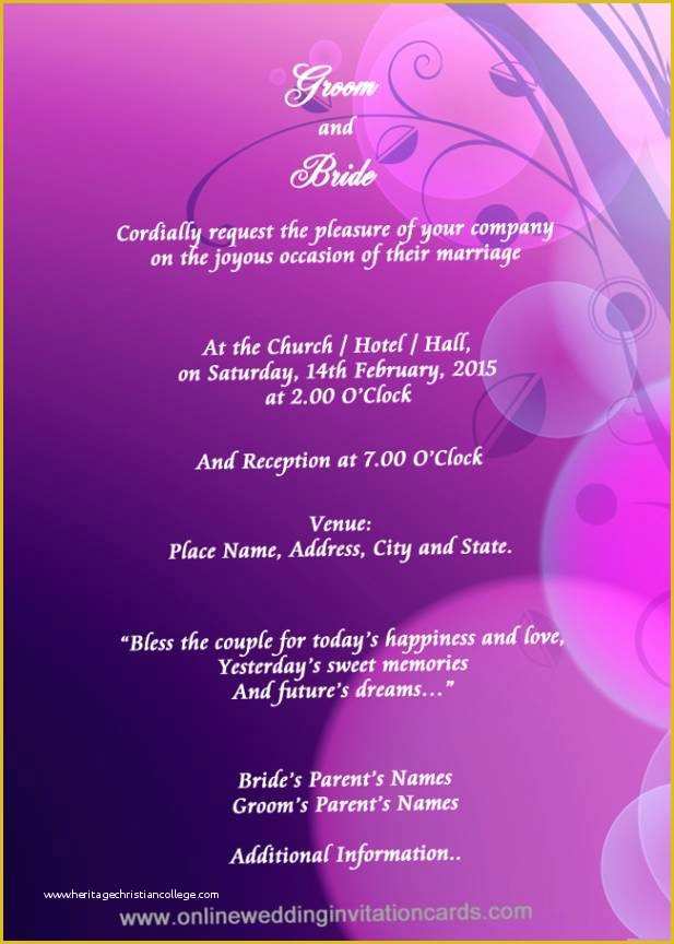 Editable Indian Wedding Invitation Templates Free Download Of Editable Invitation Cards Free Download