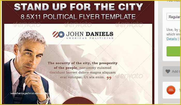 Election Flyer Template Free Of 5 Election Flyer Templates